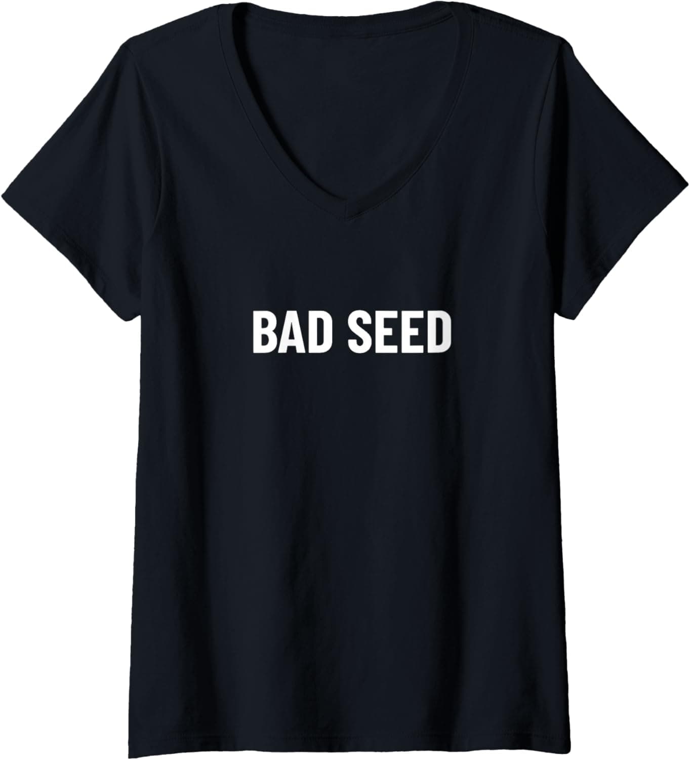 Womens Bad seed V-Neck T-Shirt