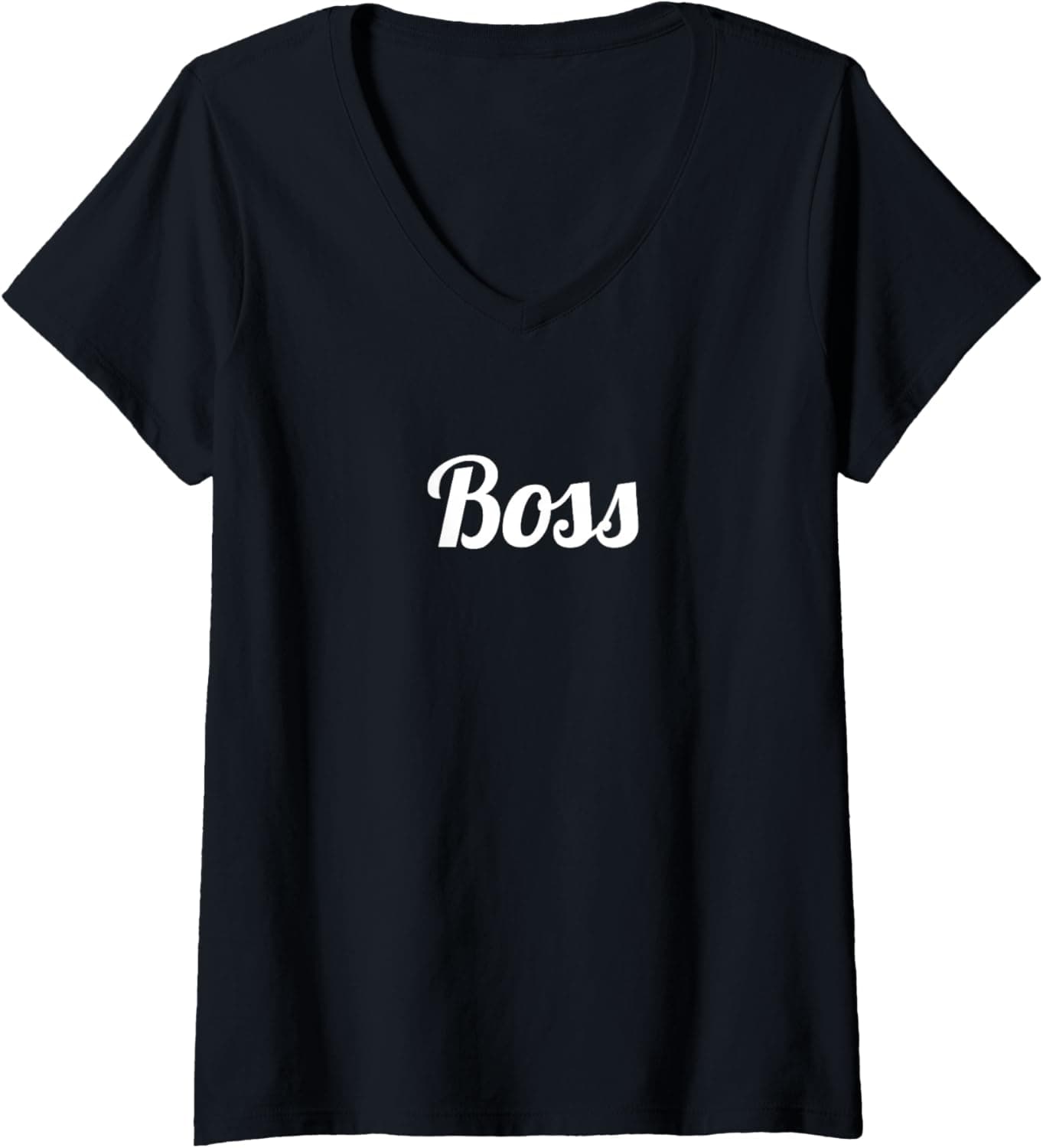 Womens boss V-Neck T-Shirt