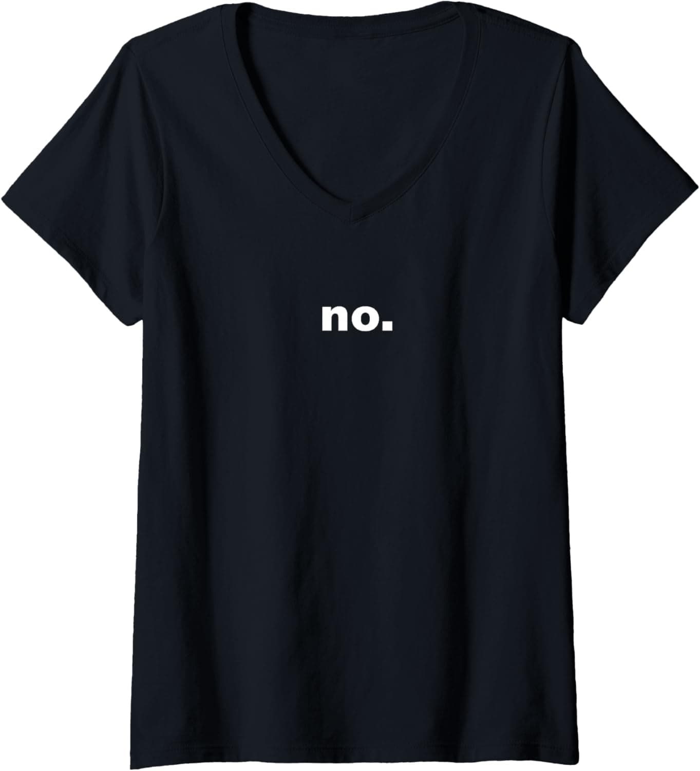 Womens No. V-Neck T-Shirt
