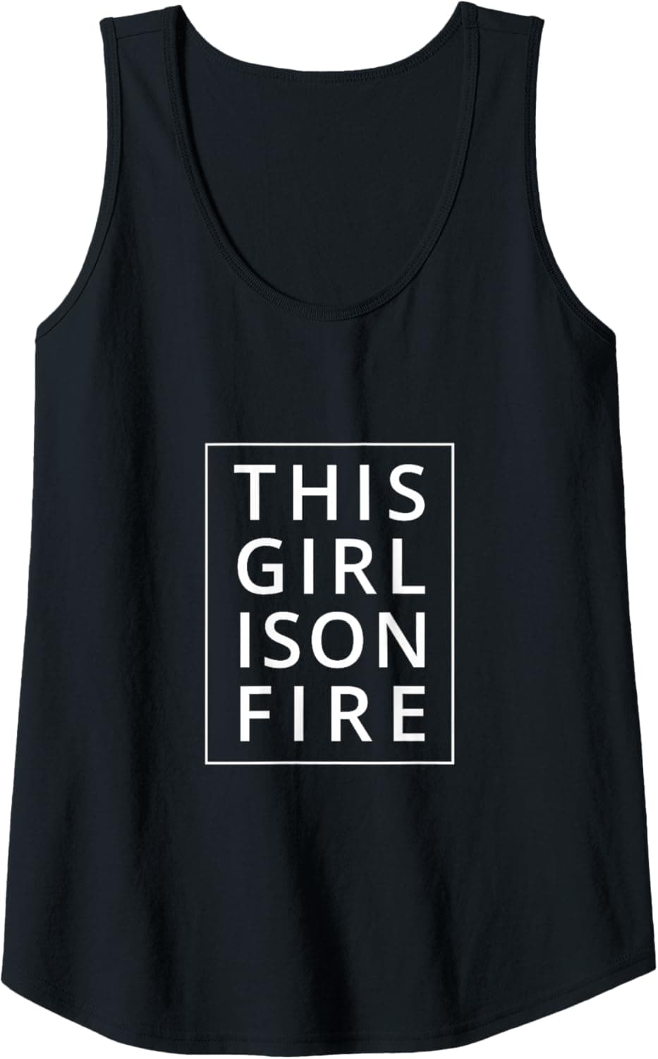 Womens This girl is on fire Tank Top