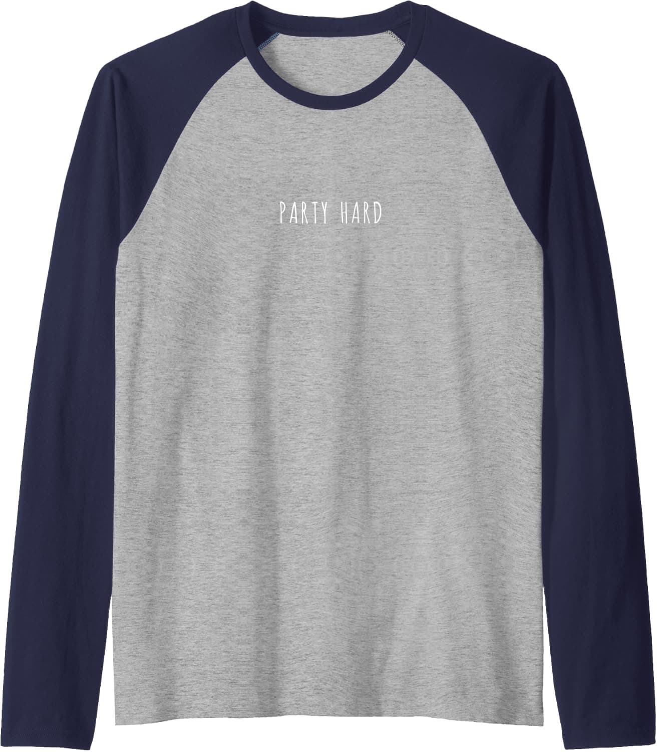 Party hard Raglan Baseball Tee