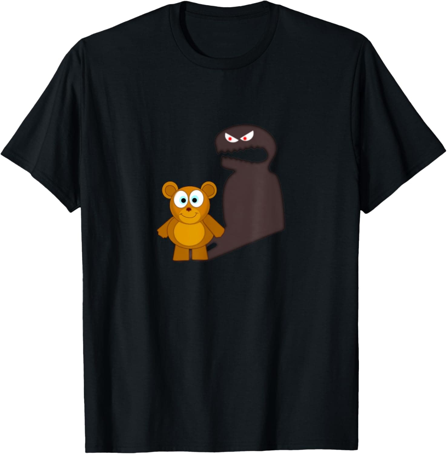 Teddy Bear Scary Shadow T-Shirt