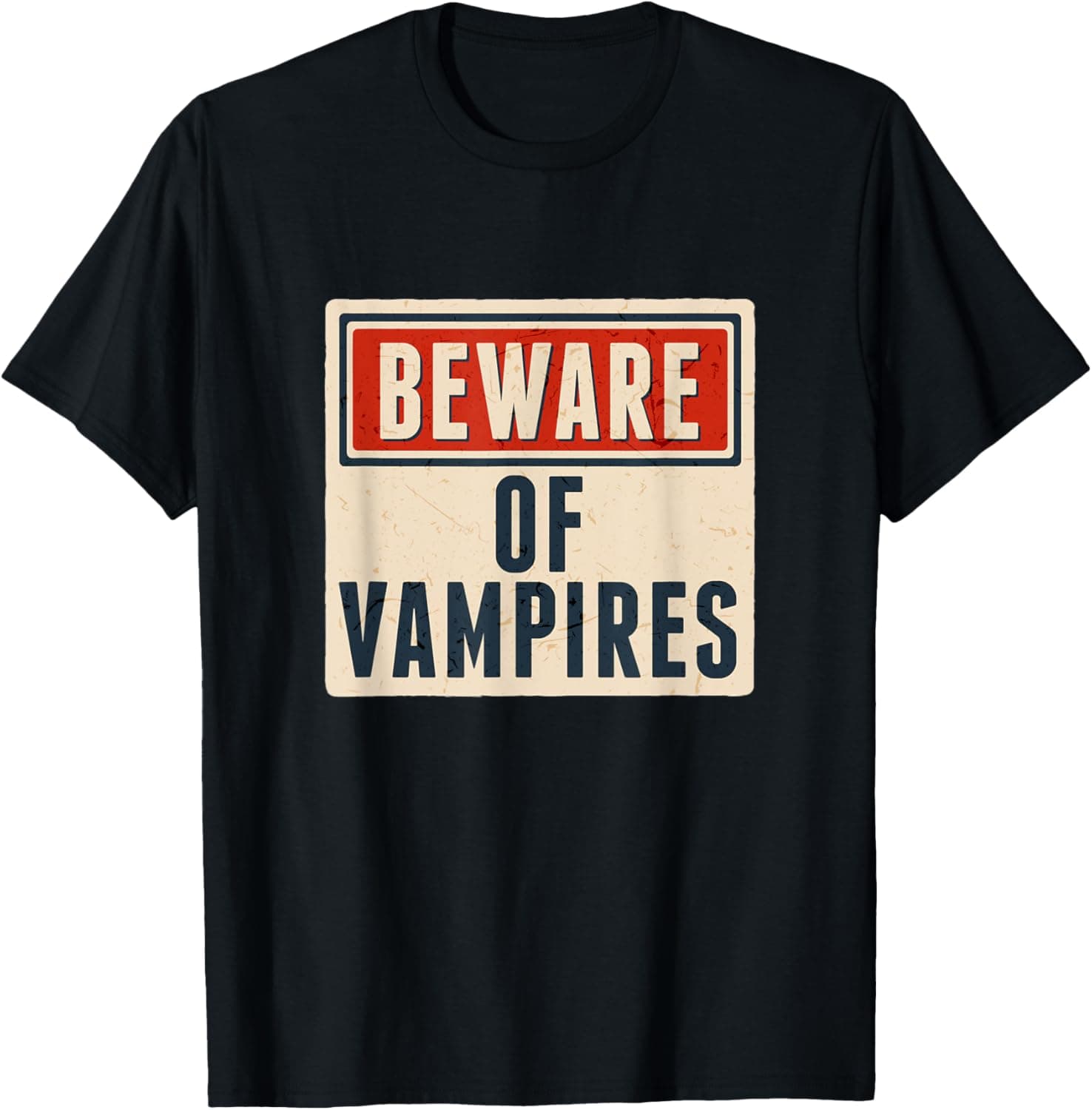Vintage Beware Of Vampires T-Shirt